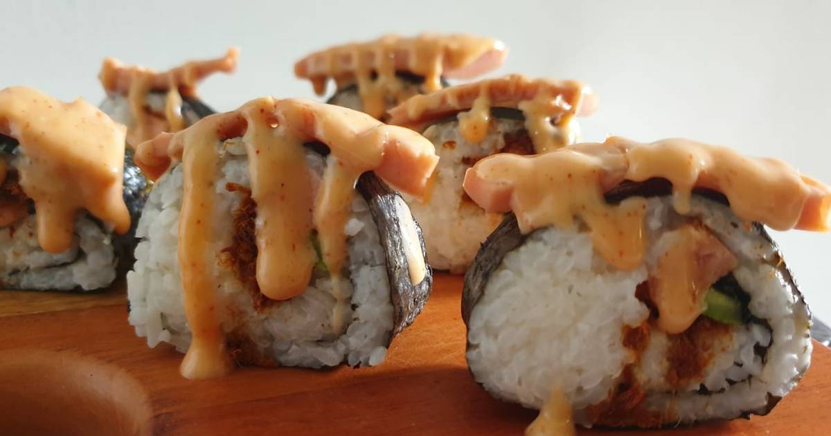 Resep Mentai Sushi Roll Oleh Setya Rini Cookpad