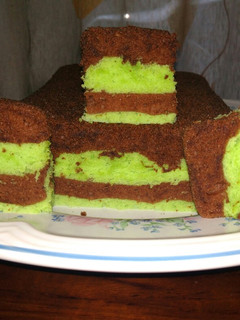 Foto resep Bolu Kukus Pandan Cokelat (simple untuk pemula)