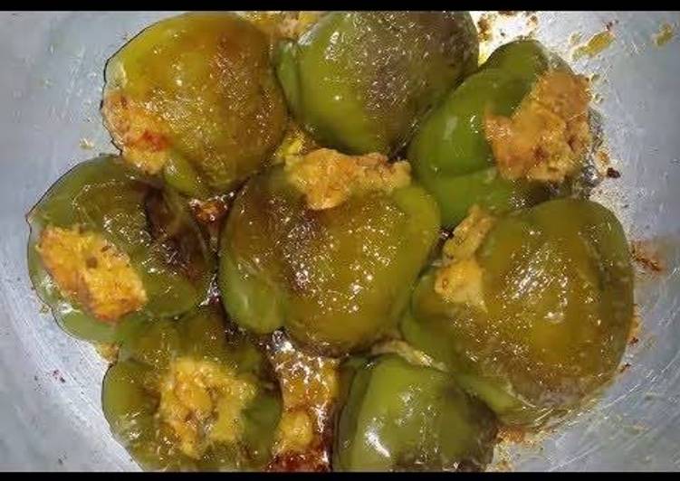 Recipe of Homemade Lite stuffed Capsicums