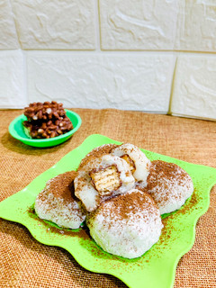 Foto resep Mochi isi wafer caramel