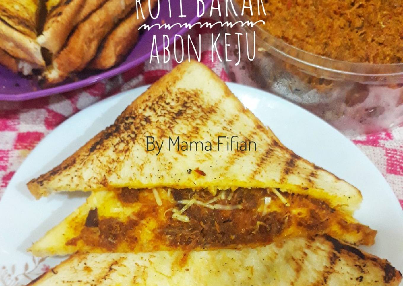 Roti Bakar Abon Keju