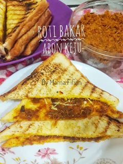 Foto resep Roti Bakar Abon Keju