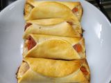 Pancitos arrollados con jamón