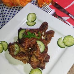 A picture of Creamy Steamed Chicken Drumsticks 🍗.