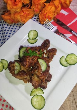 A picture of Creamy Steamed Chicken Drumsticks 🍗.