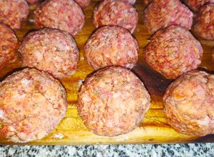 Una foto de Albóndigas de carne (receta base) sin TACC