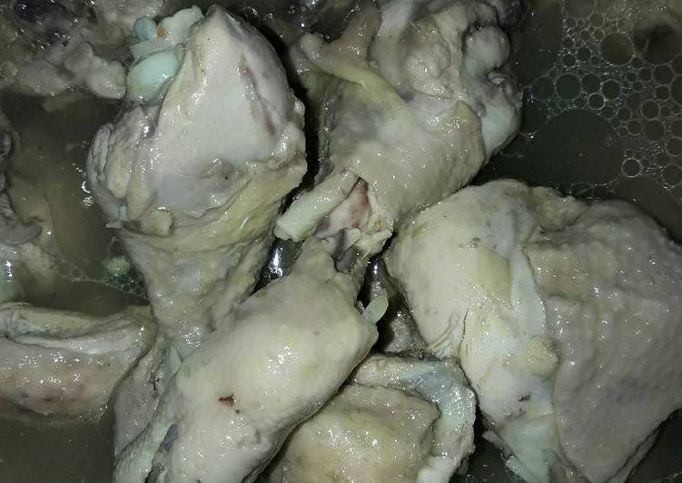 Resep Ayam Kuah Kunyit Mudah (penambah nafsu makan anak) yang praktis