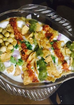 A picture of Mix Chana Chaat.