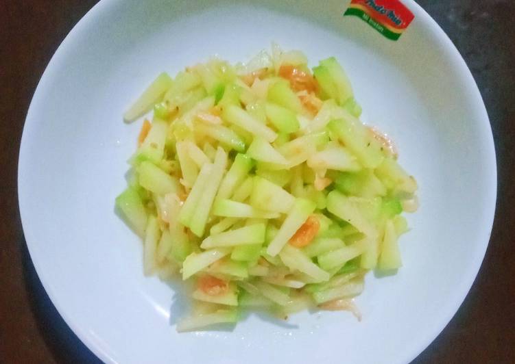 Resep Tumis Labu Siam Udang Rebon Anti Gagal