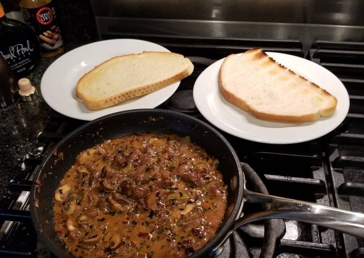 Simple Way to Prepare Super Quick Homemade Mushroom Toast