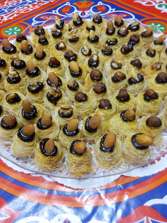 صورة لوصفة كنافة عش البلبل بالنوتيلا
