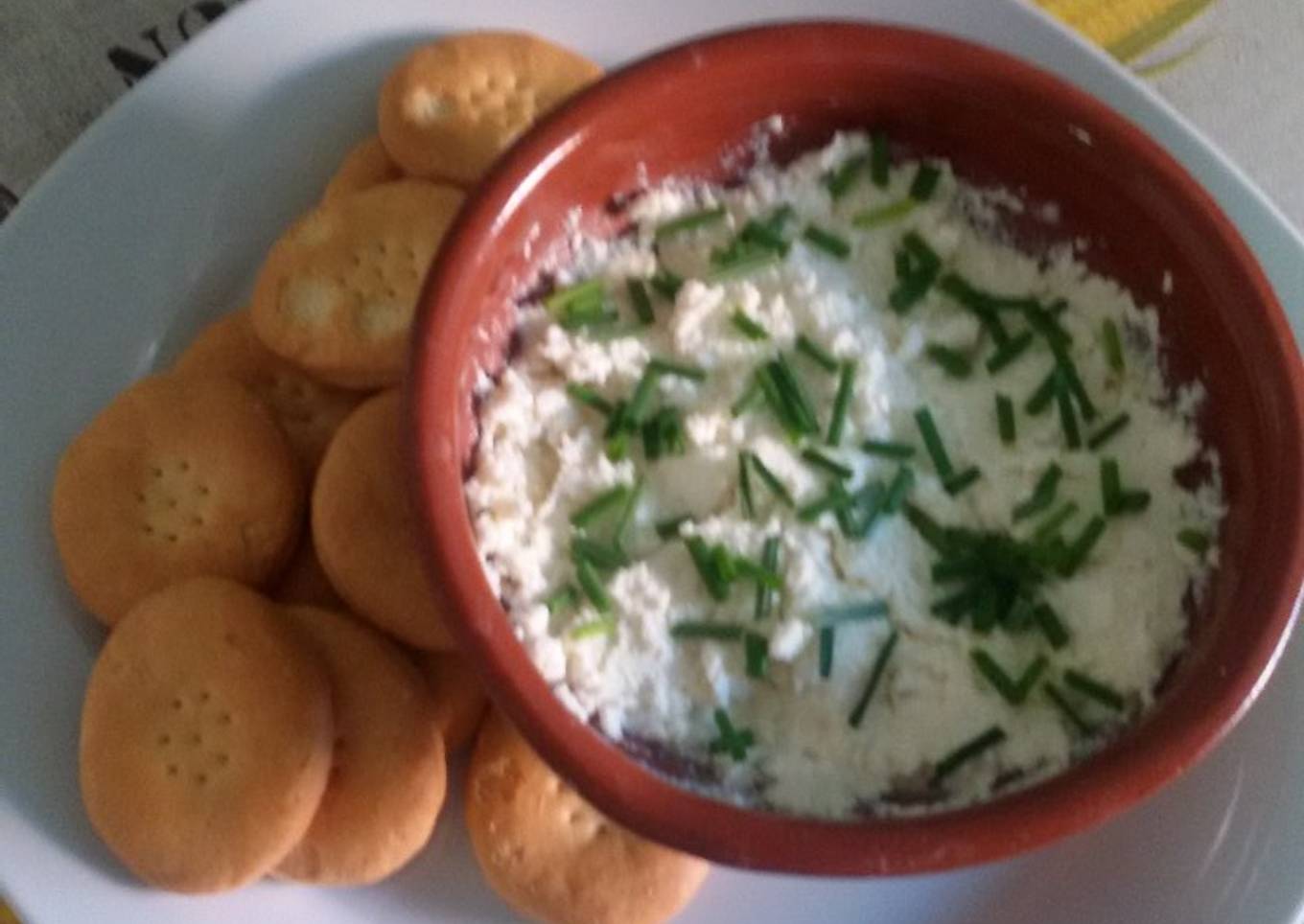 Mousse de queso de cabra con thermomix