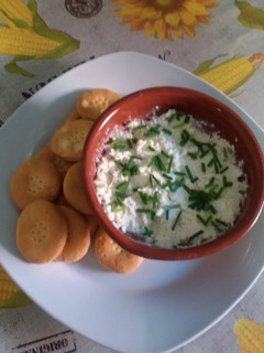 Una foto de Mousse de queso de cabra con thermomix