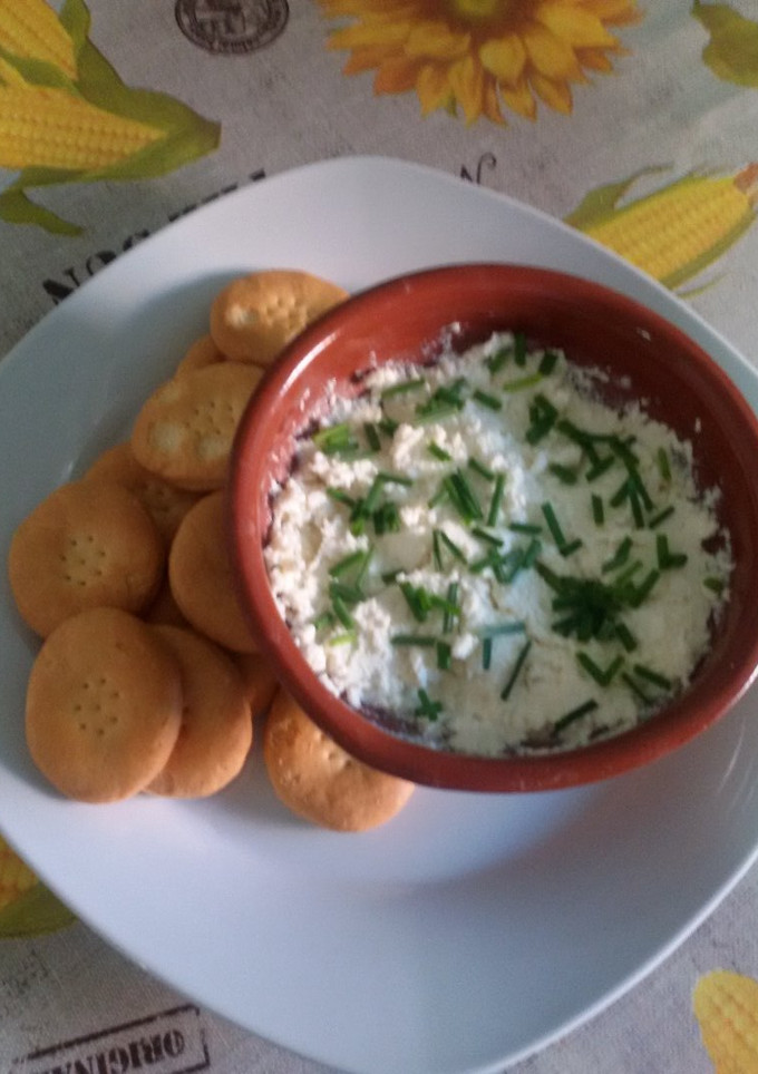 Una foto de Mousse de queso de cabra con thermomix
