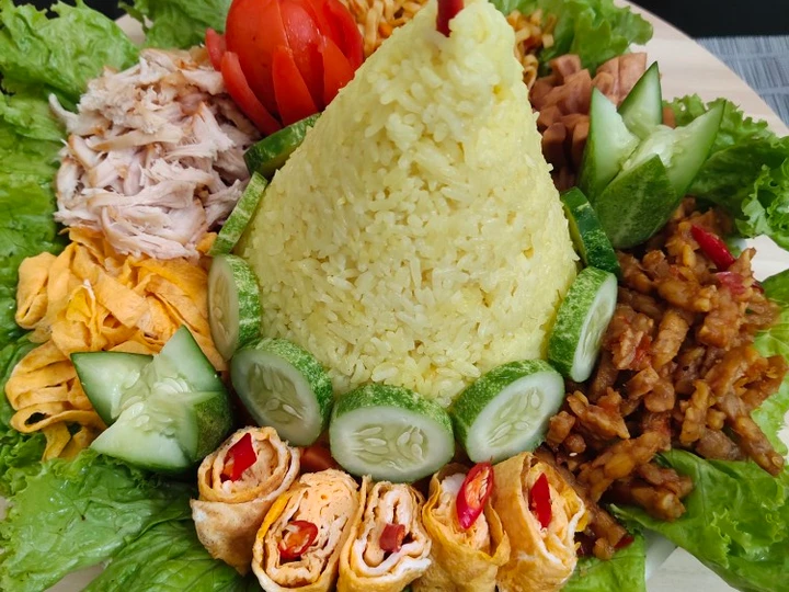 Cara Mudah Menyiapkan Resep  Tumpeng Nasi Kuning praktis yang Lezat, Bisa Manjain Lidah