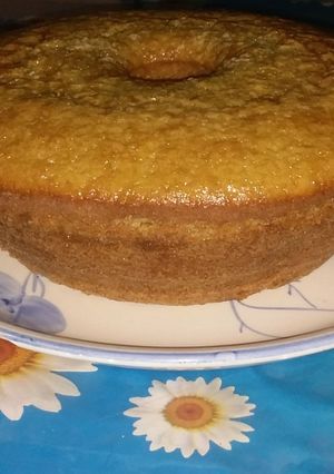 Una foto de Budín de vainilla súper esponjoso!!!💖