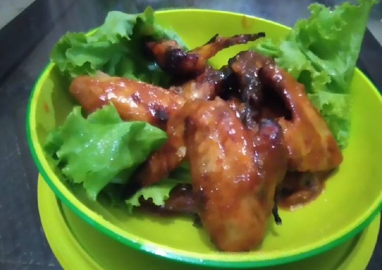 Sayap Ayam Panggang Madu Lemon