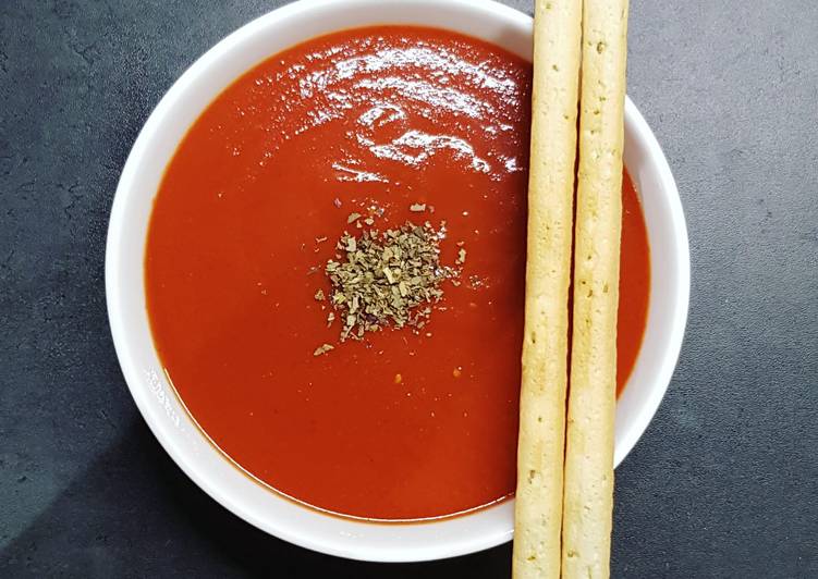 Soupe tomate basilic