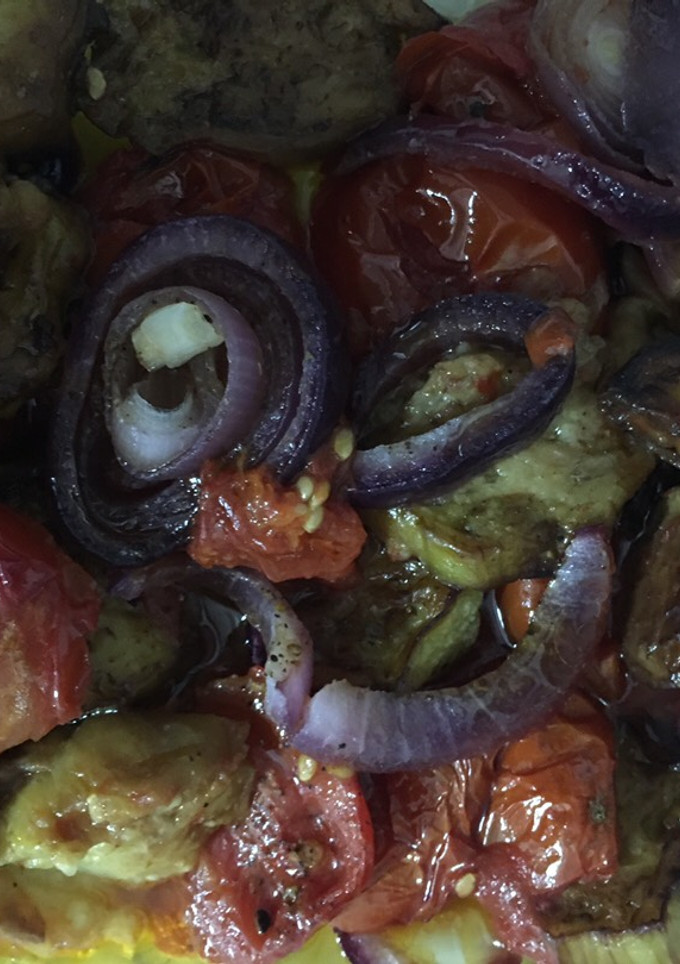عکسی از دستور خوراک بادمجان
