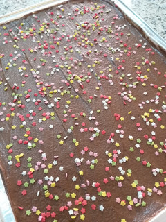 Una foto de Tarta de galletas y chocolate