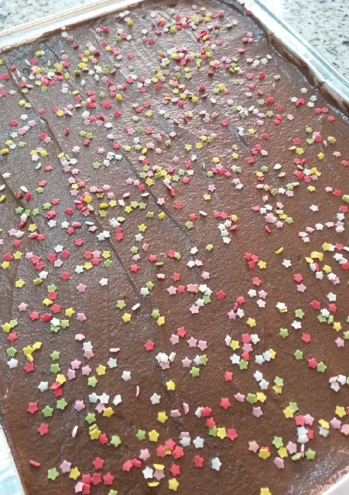 Una foto de Tarta de galletas y chocolate