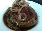 A picture of marinated pork chops
