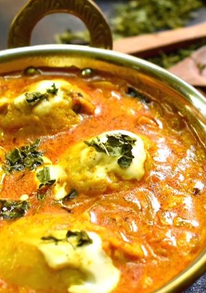 বেকড আন্ডা কারি (baked aanda curry recipe in Bengali) রেসিপির প্রধান ছবি