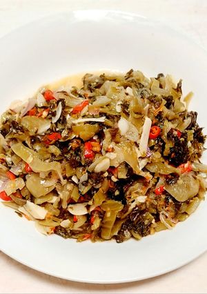 Foto resep Tumis Sayur Asin Pedas