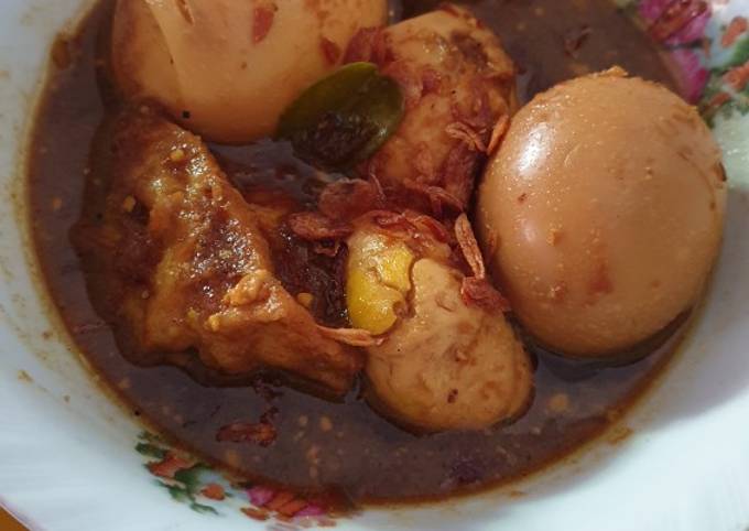 Semur Tahu Telur (Pendamping Nasi Uduk Khas Jakarta)