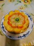 Crostata con pesche e albicocche