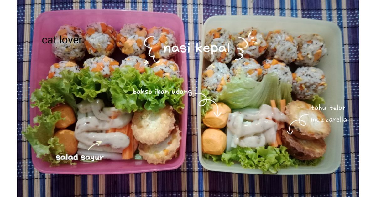 Nasi Kepal, Ide Bekal Sekolah atau Kantor