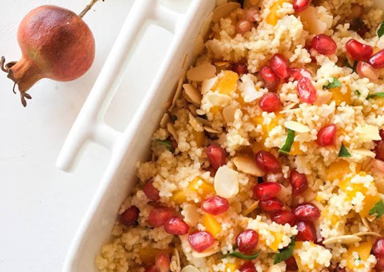 Simple Way to Make Any-night-of-the-week Salada de Couscous e Romã