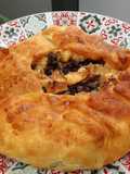 Galette de Puerros, Portobellos y Rulo de Cabra en Airfryer