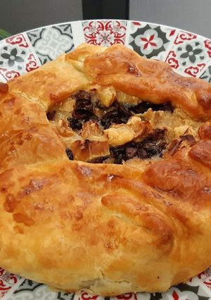 Foto principal de Galette de Puerros, Portobellos y Rulo de Cabra en Airfryer