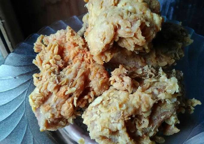 Ayam krispi awet empuknya