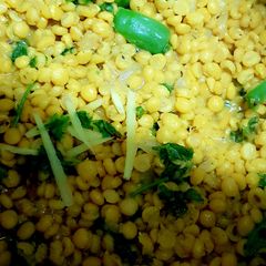 A picture of Chanay ki bhunni daal.