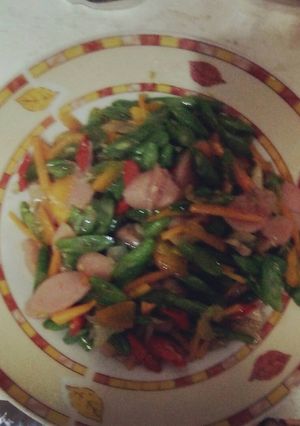Foto resep Sayur Buncis Wortel Sosis Ayam