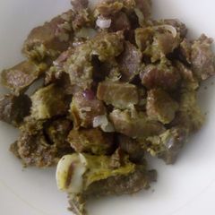 A picture of Fried beef.