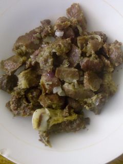 A picture of Fried beef.