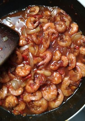 Foto resep Udang saus padang