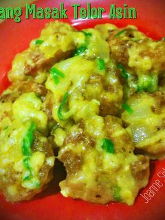 Foto resep Udang masak telor asin