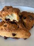 Cream Scones with Milk Chocolate