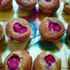 A picture of Strawberry cupcakes.