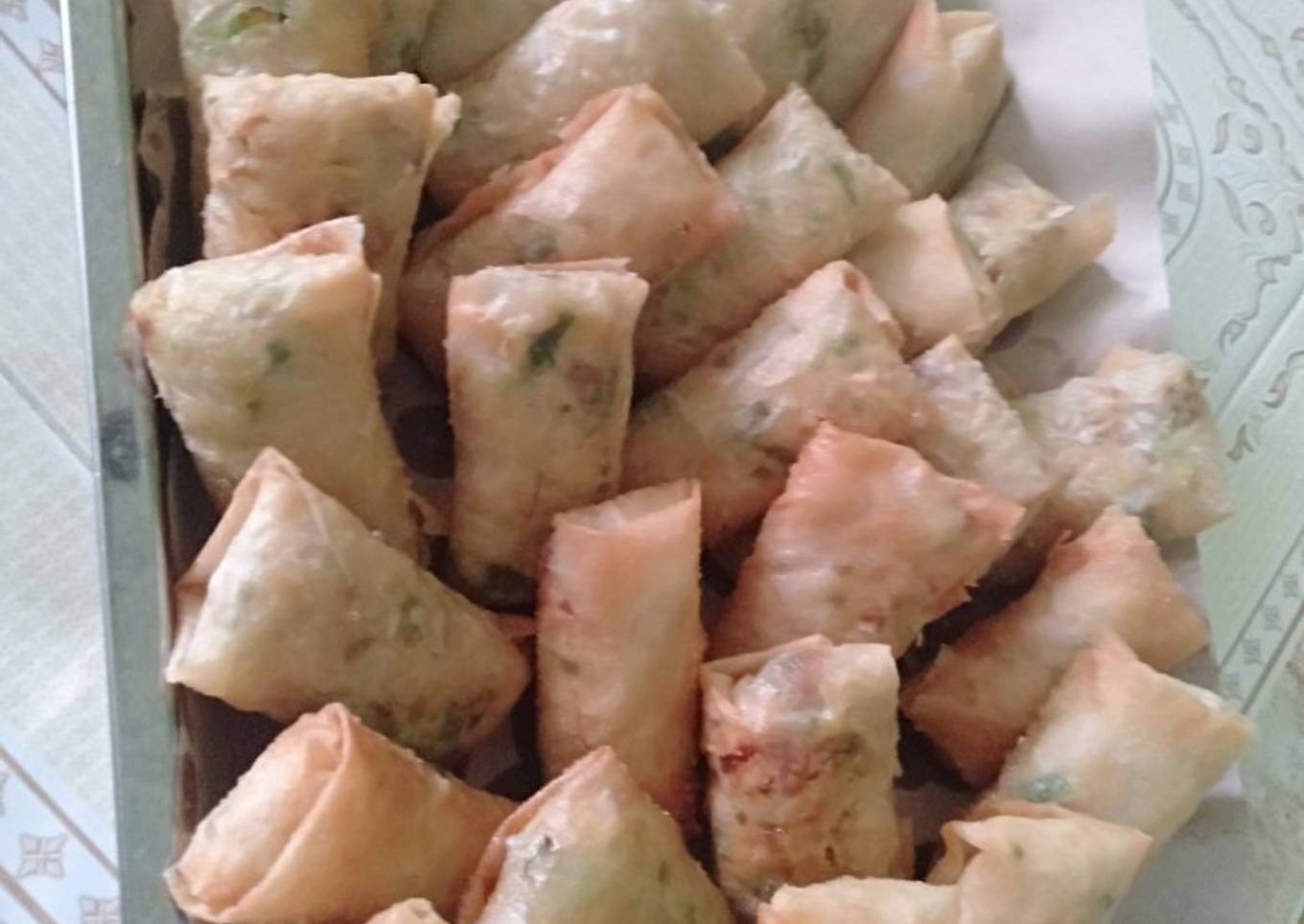 Martabak mie dr kulit lumpia - resep kuliner nusantara