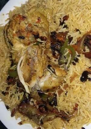 صورة لوصفة كبسة دجاج هندية 😋