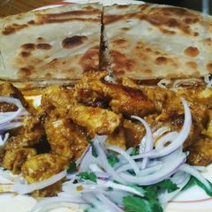 Tawa chicken Mali boti A picture of Tawa chicken Mali boti.