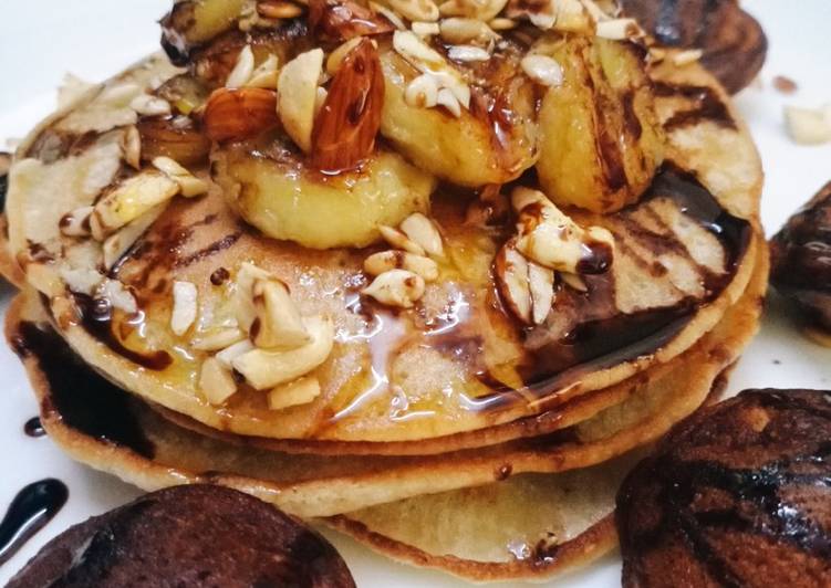 Easiest Way to Prepare Speedy Banana pancakes and sweet appam