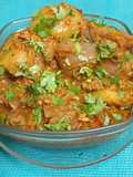 Dungri - Bateta Nu Bharelu (stuffed) Shaak (Kathiyawadi lunch)