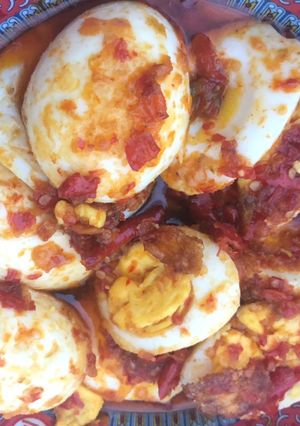 Foto resep Telur balado ala ailie #limaresepterbaruku