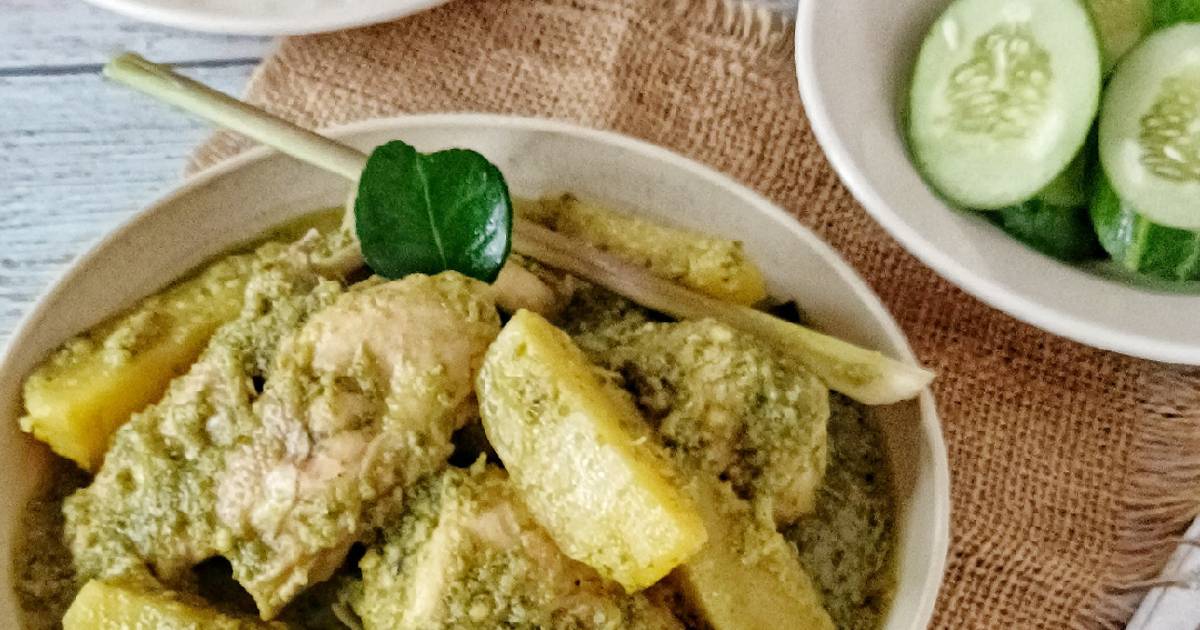 Resep Opor Ayam Kuah Hijau Oleh Nindaummuzia Cookpad